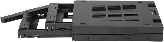 Alt view image 6 of 7 - ICY DOCK ExpressCage MB742SP-B 2 x 2.5" SAS/SATA HDD/SSD Mobile Rack for External 3.5" Bay - Comparable to Tray-less Design