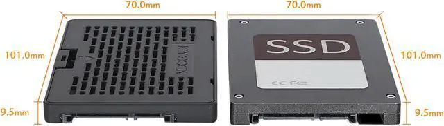 Alt view image 8 of 18 - ICY DOCK MB703M2P-B ZConvert MB703M2P-B M.2 SATA SSD to 2.5" SATA SSD Converter Adapter