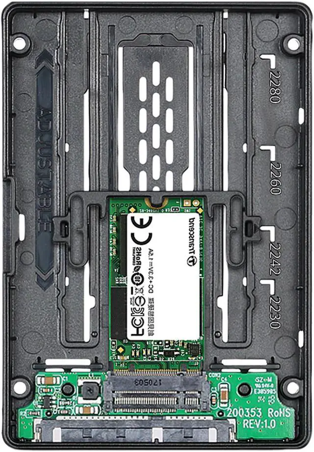 Alt view image 13 of 18 - ICY DOCK MB703M2P-B ZConvert MB703M2P-B M.2 SATA SSD to 2.5" SATA SSD Converter Adapter