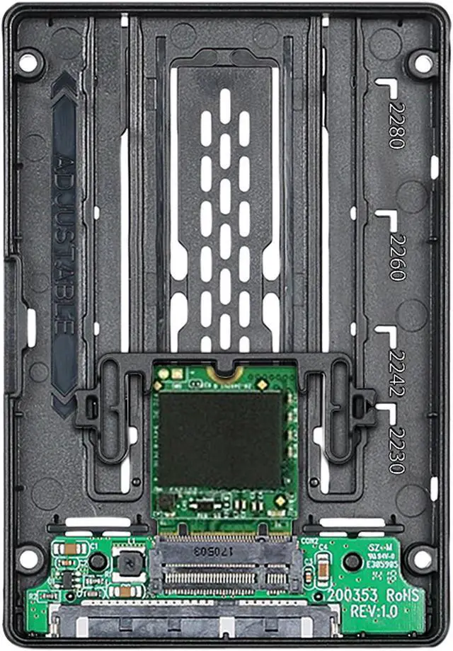 Alt view image 14 of 18 - ICY DOCK MB703M2P-B ZConvert MB703M2P-B M.2 SATA SSD to 2.5" SATA SSD Converter Adapter