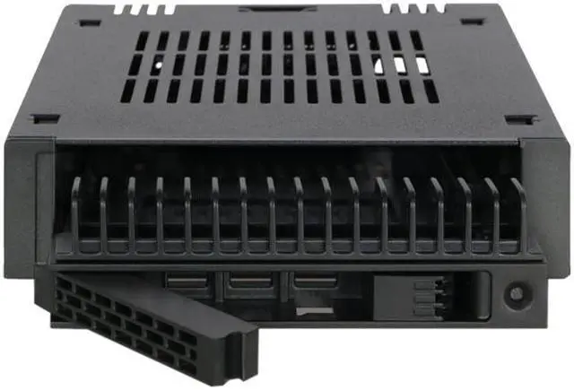 Alt view image 2 of 9 - Icy Dock MB741SP-B | 1x 2.5" SAS/SATA HDD/SSD Mobile Rack for External 3.5" bay | ExpressCage