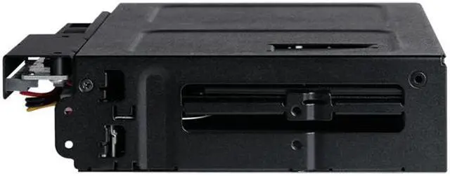 Alt view image 5 of 10 - ICY DOCK ToughArmor MB602SPO-B 2 x 2.5" SAS/SATA SSD/HDD & (Ultra) Slim ODD Backplane Cage for External 5.25" Bay