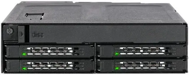 Alt view image 2 of 8 - ICY DOCK ToughArmor MB604SPO-B 4 x 2.5" SAS & SATA SSD/HDD & (Ultra) Slim ODD Backplane Cage