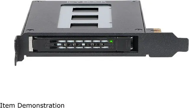 Alt view image 8 of 10 - ICY DOCK ToughArmor MB839SP-B 2.5" SATA SSD/HDD to PCIe 2.0 x1 Hot-Swap Mobile Rack for PCIe Expansion Slot