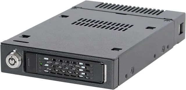 Alt view image 3 of 10 - ICY DOCK ToughArmor MB601M2K-1B M.2 PCIe NVMe SSD Mobile Rack for External 3.5" Drive Bay