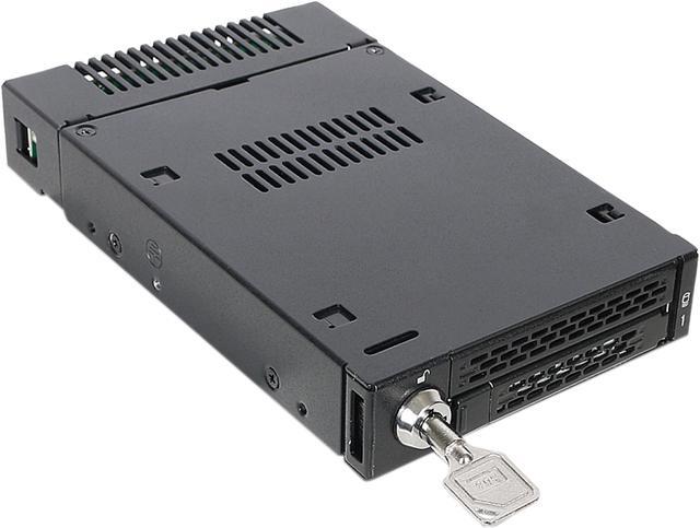 Alt view image 5 of 7 - ICY DOCK ToughArmor MB833M2K-B M.2 PCIe NVMe SSD Mobile Rack for External 3.5" Drive Bay