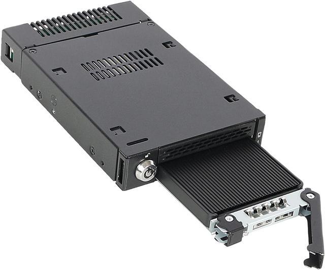 Alt view image 6 of 7 - ICY DOCK ToughArmor MB833M2K-B M.2 PCIe NVMe SSD Mobile Rack for External 3.5" Drive Bay