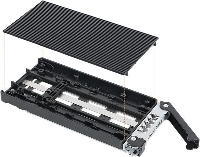 Alt view image 7 of 7 - ICY DOCK ToughArmor MB833M2K-B M.2 PCIe NVMe SSD Mobile Rack for External 3.5" Drive Bay