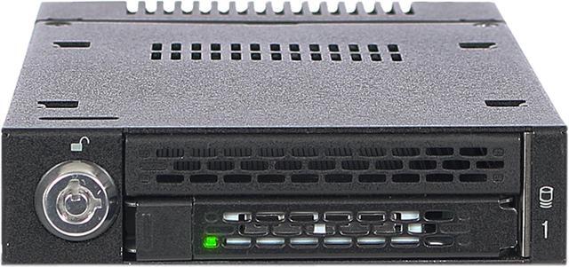 Alt view image 2 of 7 - ICY DOCK ToughArmor MB833M2K-B M.2 PCIe NVMe SSD Mobile Rack for External 3.5" Drive Bay