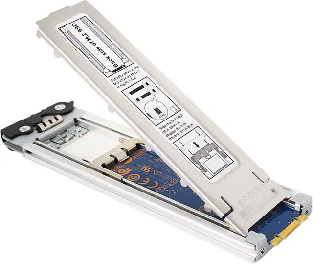 Alt view image 11 of 12 - Icy Dock MB852M2PO-B | 2 x M.2 NVMe SSD Mobile Rack Enclosure for Ultra Slim ODD Bay (9.5mm) | ToughArmor