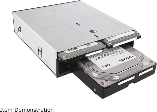 Main image of ICY DOCK flexiDOCK MB095SP-B 2 x 2.5" & 1 x 3.5" SATA HDD/SSD Removable Docking Enclosure for 5.25" Bay