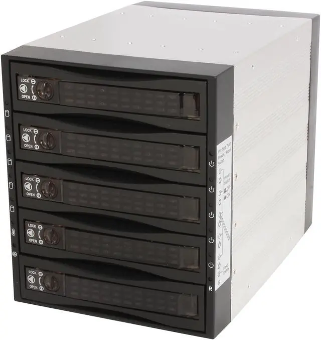 Main image of Athena Power BP-SATA3051B 3 x 5.25" Bays to 5 x 3.5" HD (SATA) Backplane