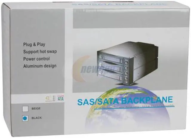 Alt view image 7 of 7 - Athena Power BP-SAC2131B 3.5" HDD Hot-Swap Backplane Module Converts 2 X 5.25" to 3 X 3.5" SATA/SAS 6Gb/s HDD - Aluminum Cage & Tray w/ Reset & HDD PWR Buttons, 80mm Fan & LED Indicators