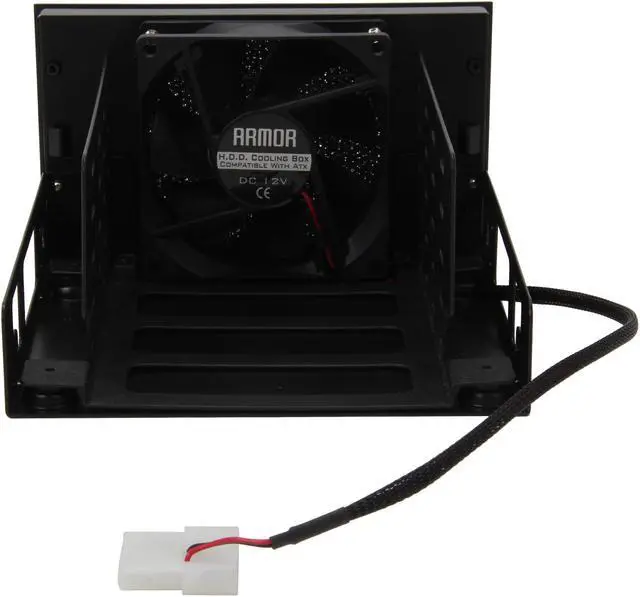 Alt view image 4 of 6 - Evercool HD-AR-RBK HDD Cooling Box for Three 3.5 HDD or Four 2.5 HDD