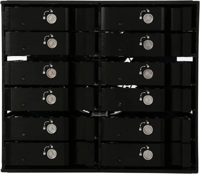 Alt view image 2 of 7 - Athena Power BP-SAC31225AVL 2.5" HDD/SSD Hot-Swap Backplane Module Converts 3 X 5.25" to 12 X 2.5" SAS/SATA 6Gb/s HDD/SSD - Aluminum Cage, Drive Tray & Bezel w/ Security Keylock, 80mm Fan & LED Indica - OEM