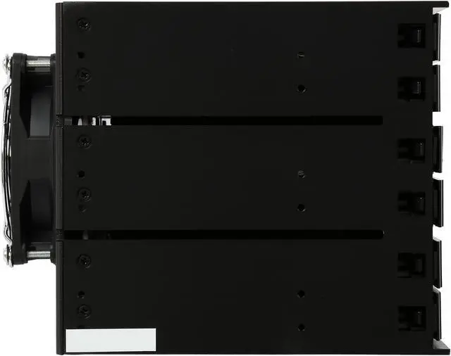 Alt view image 3 of 7 - Athena Power BP-SAC31225AVL 2.5" HDD/SSD Hot-Swap Backplane Module Converts 3 X 5.25" to 12 X 2.5" SAS/SATA 6Gb/s HDD/SSD - Aluminum Cage, Drive Tray & Bezel w/ Security Keylock, 80mm Fan & LED Indica - OEM