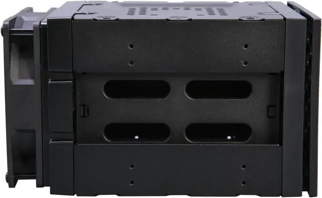 Alt view image 3 of 6 - Xigmatek COA-UGOCBS-U01 Universal 3 in 3 SATA HDD Hot-Swap Cage 120mm Fan with control, back panel included.