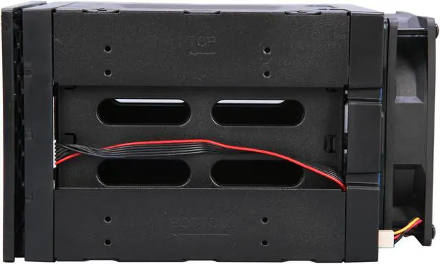 Alt view image 5 of 6 - Xigmatek COA-UGOCBS-U01 Universal 3 in 3 SATA HDD Hot-Swap Cage 120mm Fan with control, back panel included.