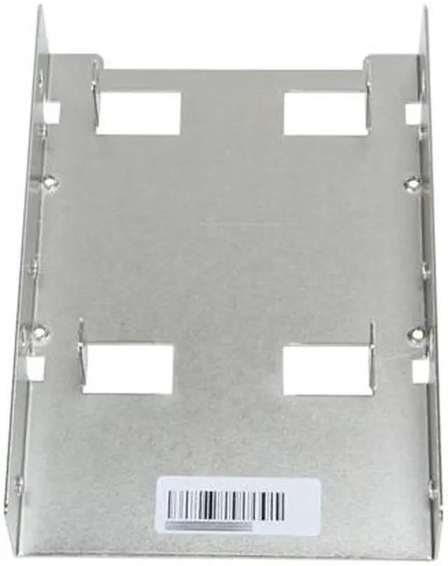 Alt view image 2 of 4 - SilverStone SST-SDP08 3.5" to 2x 2.5" Bay Converter (Nickel-coated)