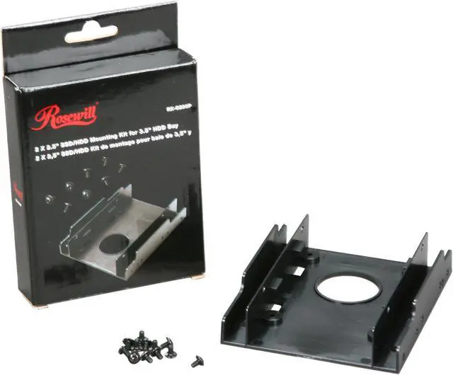 Alt view image 5 of 5 - Rosewill RX-C200P 2.5" SSD / HDD Plastic Mounting Kit for 3.5" Drive Bay