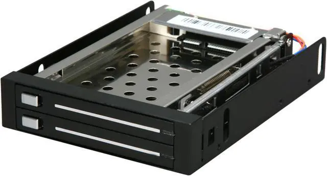 Main image of Rosewill RX-C202 3.5" SATA Trayless Hot Swap Mobile Rack for Dual 2.5" SATA SSD / HDD