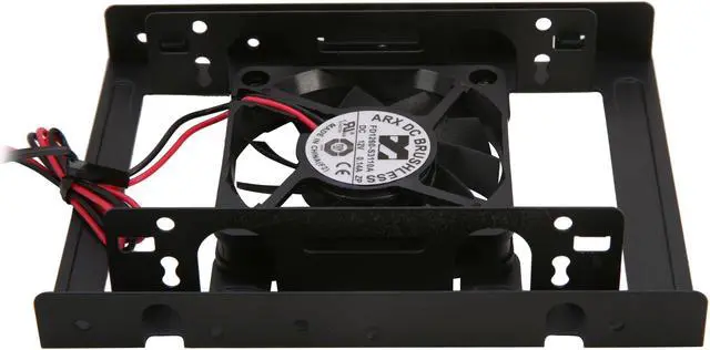 Alt view image 3 of 7 - Rosewill RDRD-11003 2.5" SSD / HDD Mounting Kit for 3.5" Drive Bay with 60mm Fan