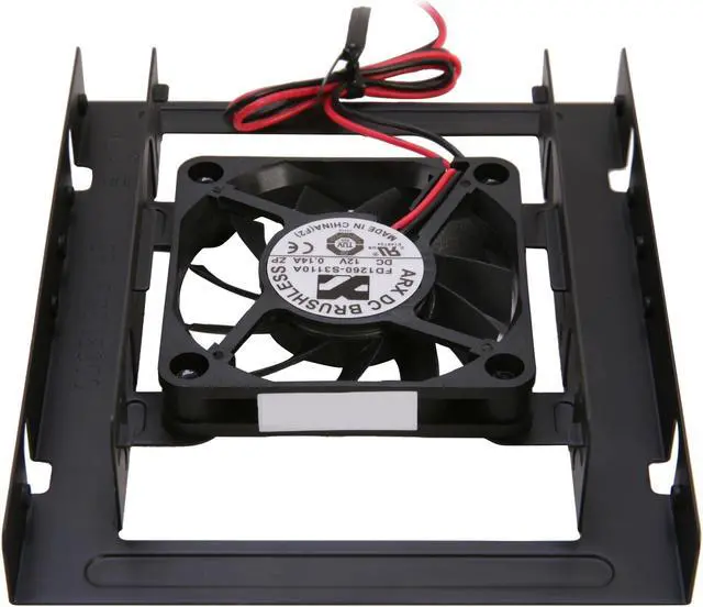 Alt view image 4 of 7 - Rosewill RDRD-11003 2.5" SSD / HDD Mounting Kit for 3.5" Drive Bay with 60mm Fan