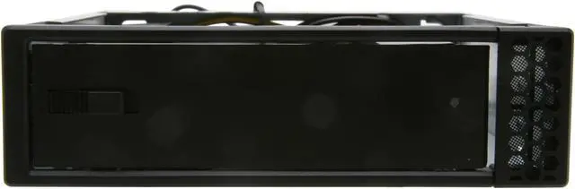 Alt view image 2 of 6 - SilverStone FP57B Stackable 3.5" to 5.25" Hot-swap Drive Bay Adapter - Black