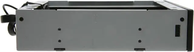 Alt view image 4 of 6 - SilverStone FP57B Stackable 3.5" to 5.25" Hot-swap Drive Bay Adapter - Black