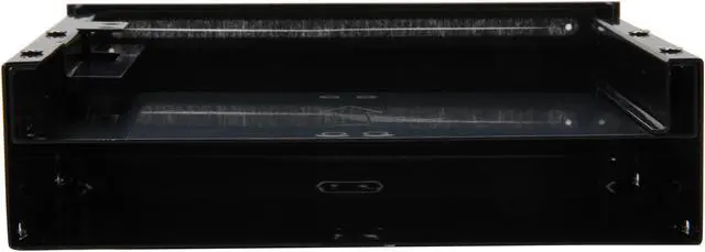 Alt view image 4 of 5 - SilverStone SST-FP58B 5.25" Aluminum Cover Bay for Slot-load Slim ODD and 4 x 2.5" HDD/SSD - Black