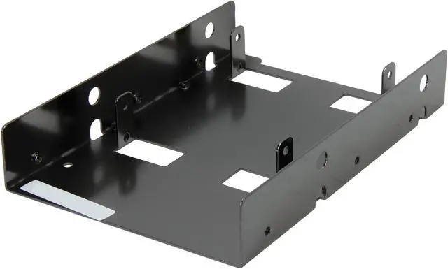 Main image of SilverStone SST-SDP08B 2 x 2.5" to 3.5" Bay Converter (Black Nickel)