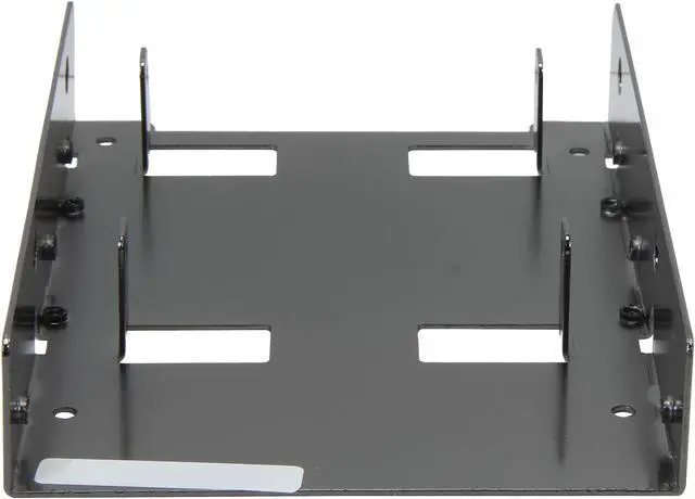 Alt view image 2 of 6 - SilverStone SST-SDP08B 2 x 2.5" to 3.5" Bay Converter (Black Nickel)