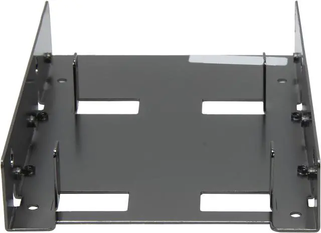 Alt view image 4 of 6 - SilverStone SST-SDP08B 2 x 2.5" to 3.5" Bay Converter (Black Nickel)