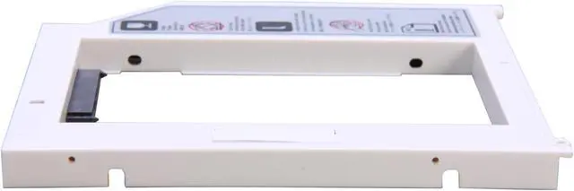 Alt view image 4 of 5 - SilverStone TS08 9.5mm Height 2.5" SATA HDD/SSD Caddy for Laptop / 2.5" SSD/HDD Conversion Tray (White)