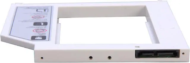 Alt view image 5 of 5 - SilverStone TS08 9.5mm Height 2.5" SATA HDD/SSD Caddy for Laptop / 2.5" SSD/HDD Conversion Tray (White)