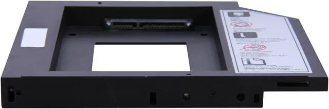 Alt view image 2 of 5 - SilverStone TS09 12.7mm Height 2.5" SATA HDD/SSD Caddy for Laptop / 2.5" SSD/HDD Conversion Tray (Black)