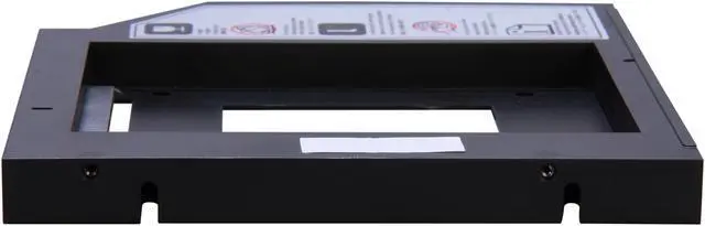 Alt view image 3 of 5 - SilverStone TS09 12.7mm Height 2.5" SATA HDD/SSD Caddy for Laptop / 2.5" SSD/HDD Conversion Tray (Black)