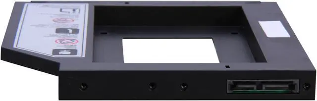 Alt view image 4 of 5 - SilverStone TS09 12.7mm Height 2.5" SATA HDD/SSD Caddy for Laptop / 2.5" SSD/HDD Conversion Tray (Black)