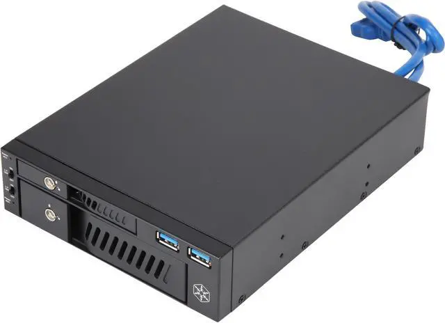 Main image of SilverStone SST-FP510 5.25" to 2.5" and 3.5" Hot-swap Drive Bay Adapter