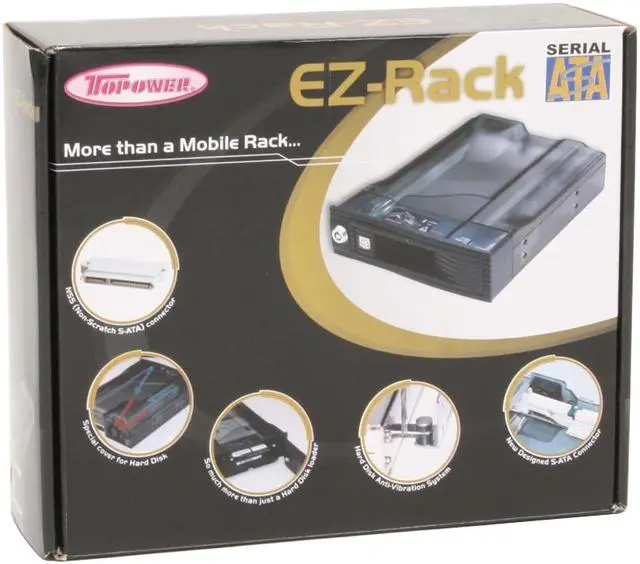 Alt view image 5 of 5 - TOPOWER TOP-MRA300 3.5" HDD white internal mobile rack