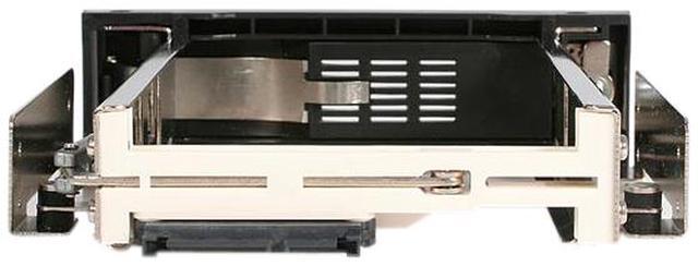 Alt view image 3 of 6 - StarTech.com HSB100SATBK 5.25in Trayless Hot Swap Mobile Rack for 3.5in Hard Drive - Internal SATA Backplane Enclosure