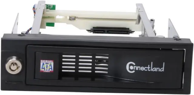 Alt view image 2 of 8 - SYBA 5.25" Mobile Rack for SATA II, SATA Interface; HDD Support, CL-HD-MROF