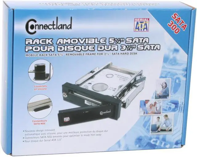 Alt view image 8 of 8 - SYBA 5.25" Mobile Rack for SATA II, SATA Interface; HDD Support, CL-HD-MROF