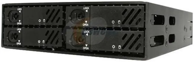 Main image of StarTech.com SATABAY425BK 4 Drive 2.5in Hot Swap SAS SATA Mobile Rack Backplane
