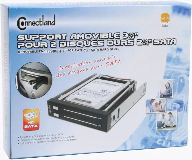 Alt view image 7 of 7 - SYBA CL-HD-MRDU25S Mobile Rack for 2.5" SATA