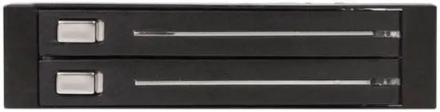 Alt view image 2 of 5 - StarTech.com HSB220SAT25B 2 Drive 2.5in Trayless Hot Swap SATA Mobile Rack Backplane - Dual Drive SATA Mobile Rack Enclosure for 3.5 HDD