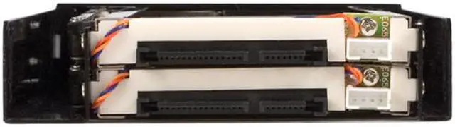Alt view image 4 of 5 - StarTech.com HSB220SAT25B 2 Drive 2.5in Trayless Hot Swap SATA Mobile Rack Backplane - Dual Drive SATA Mobile Rack Enclosure for 3.5 HDD