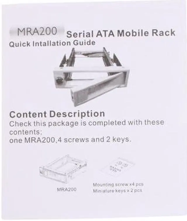 Alt view image 7 of 8 - SYBA SY-MR-35SOF 3.5" Serial ATA hard drive SATA II HDD-ROM mobile rack