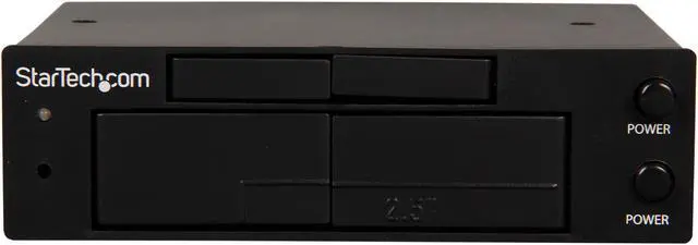 Alt view image 2 of 6 - StarTech SATADOCK525 5.25in Bay Mounted 2.5in and 3.5in SATA Hard Drive Dock