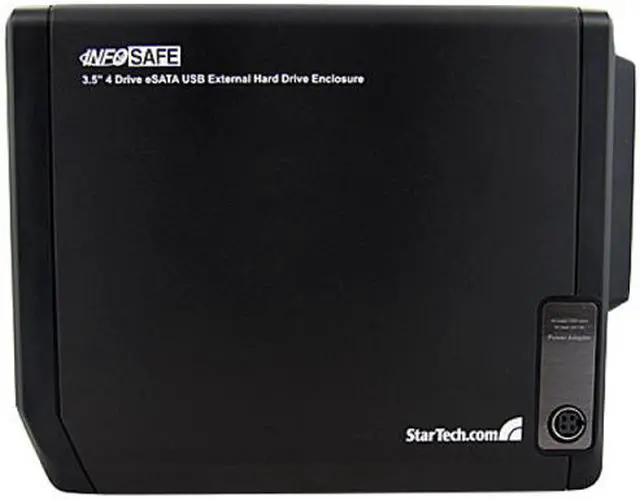 Alt view image 3 of 5 - StarTech.com SAT3540U2E 4 Drive eSATA USB Multi Bay External Hard Drive Enclosure